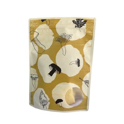 Side Gusseted Flat Bottom Food Packaging Bag voor poeder Snack Cookie Nuts Cereal Spice