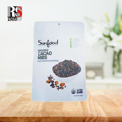 Hervergrendelbare stand-up ritszak voor kruiden snacks thee specerijen huisdiervoedsel zeep verpakking