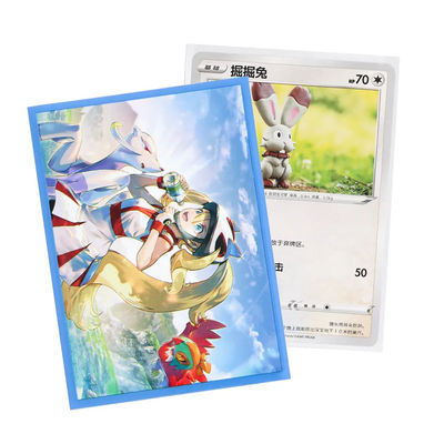 Custom Printed Pattern Clear Art Card Sleeves Fashion Style gemaakt van PP materiaal voor MTG Standard Size Game Card