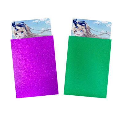 Custom Plastic 100pcs 67*92Mm Stofvrij Duidelijk Fotocard Art Holografische Trading Card Sleeves