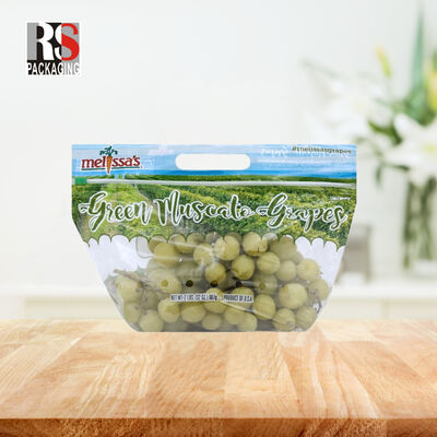 Verse verpakkingstassen voor groenten en mangofruit met ritssluiting