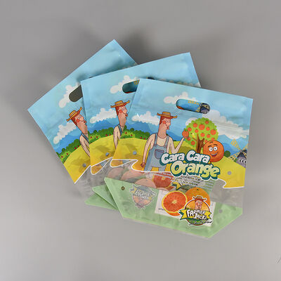 Op maat gemaakte, voedselveilige, heldere plastic verpakking voor verse producten, groenten en fruit, CPP, hersluitbare ziplock-zak