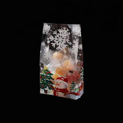Kerstcadeautasjes Kerstman Cellophane snoepzakjes