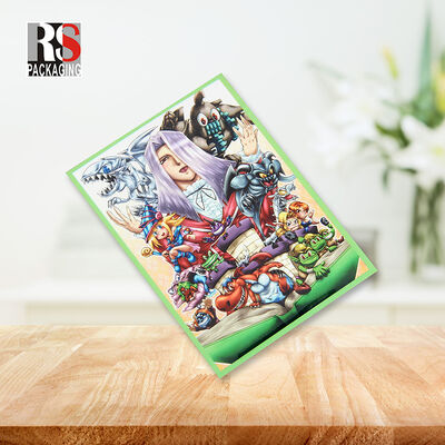 Shield 66mmx91mm Holographic Anime Game Yugioh Trading Tgc Zwarte grens Kaartmouwen