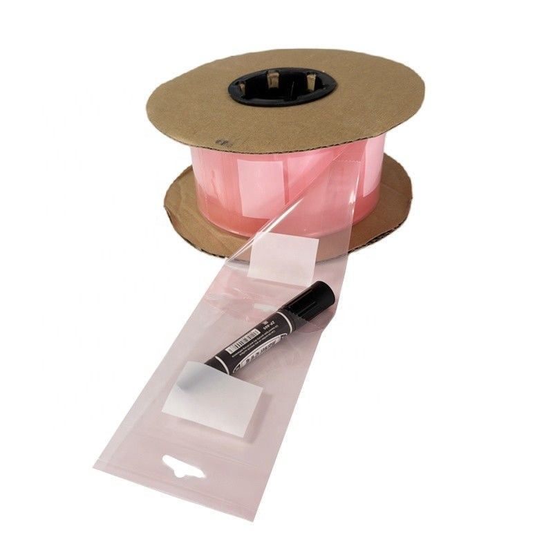 Roze LDPE Plastic PE Anti-statische voorgeopende zakken Gravure Printing voor auto-verpakking