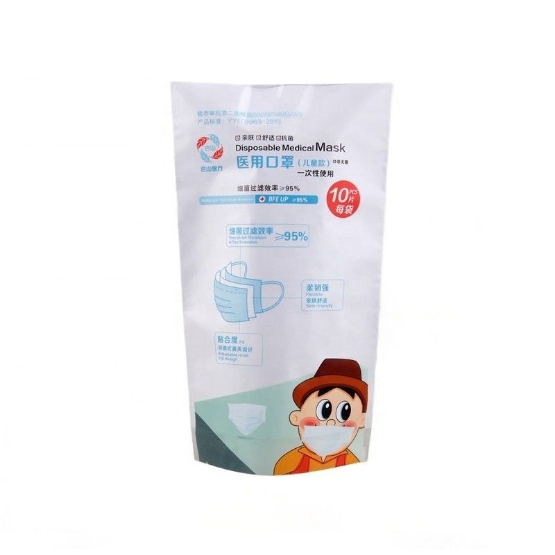 Zipper Seal Printed Poly Bag Stand Up Pouch Plastic Socks Verpakkingszak Vochtbestendige