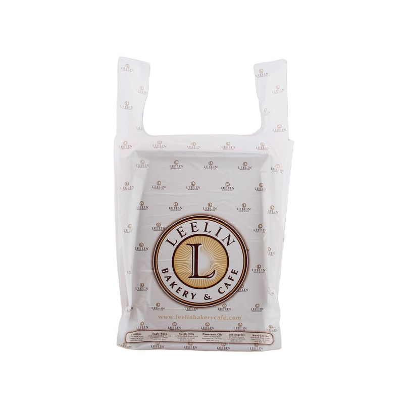 Op maat gemaakte maat Die Cut Handle Plastic Bags T-Shirt Shopping Bags voor de vrije tijd