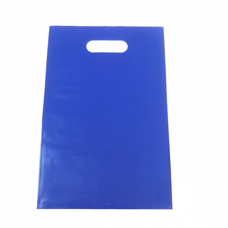 Gepersonaliseerde kleur Kleine plastic handvat winkeltas voor sterke poly plastic verpakkingen