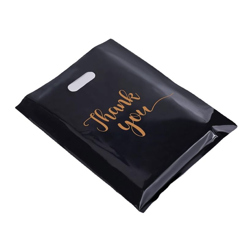 Custom logo printing handvat winkeltas herbruikbare kunststof cadeautasjes voor winkels