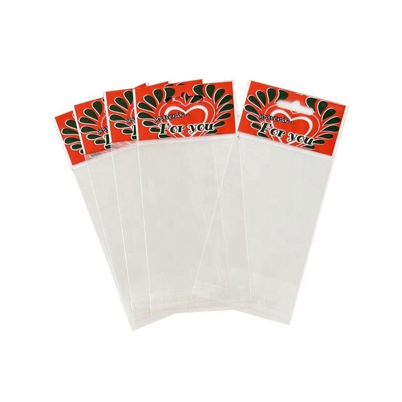 Hang top helder hervergrendelbaar Cello Opp koptas voor cadeau sieraden aangepast grootte