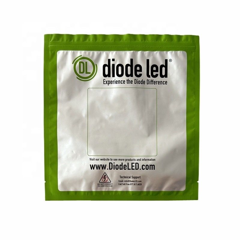 Custom Aluminium Foil LED Light Strip Verpakking Anti Static Ziplock Bag Met Tril Notches
