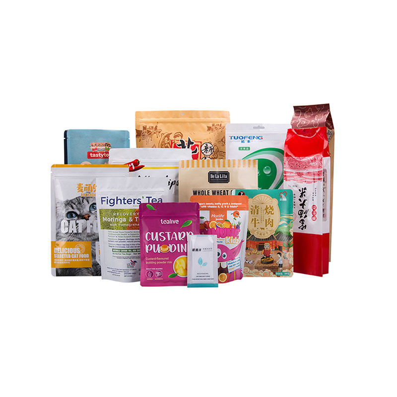 Hervergrendelbare stand-up ritszak voor kruiden snacks thee specerijen huisdiervoedsel zeep verpakking
