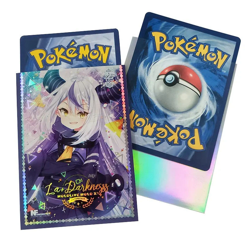 Custom Holographic Art Print MTG Standaard Size schattig anime meisje Print Trading Card Sleeves