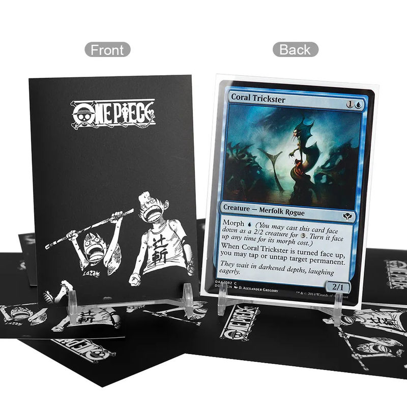 Custom Matte Back Art Card Sleeves Fashion PP voor MTG Standard Size Game Card