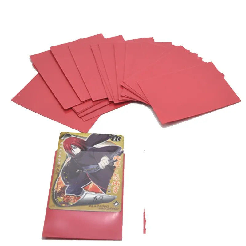 Custom Logo ODM Clear Soft Plastic Trading Game Card Protector Sleeves Voor Anime Yugioh Mtg Tcg