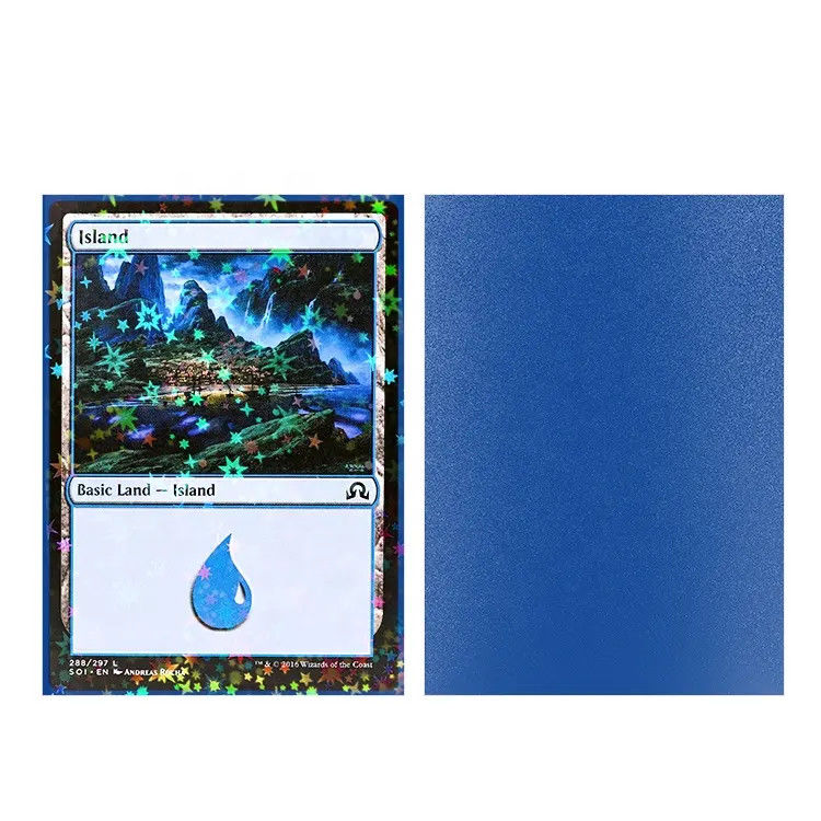 Galaxy Effects Hologram Mtg Standard Size Non Rub Off Matte Back Holographische Kaartsleeven