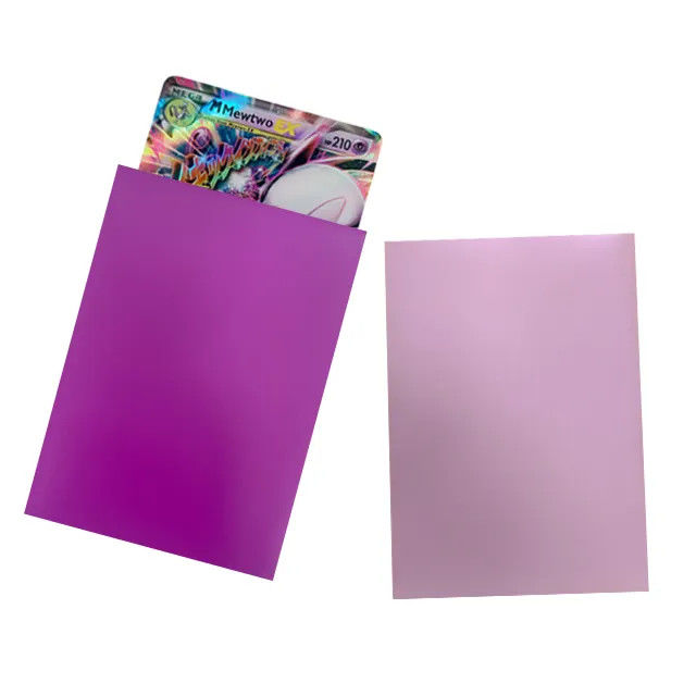 Kaartsleeven Mat Custom Printing Plastic Trading Game Sport Yugioh Hologram Kaarthouder Verpakking