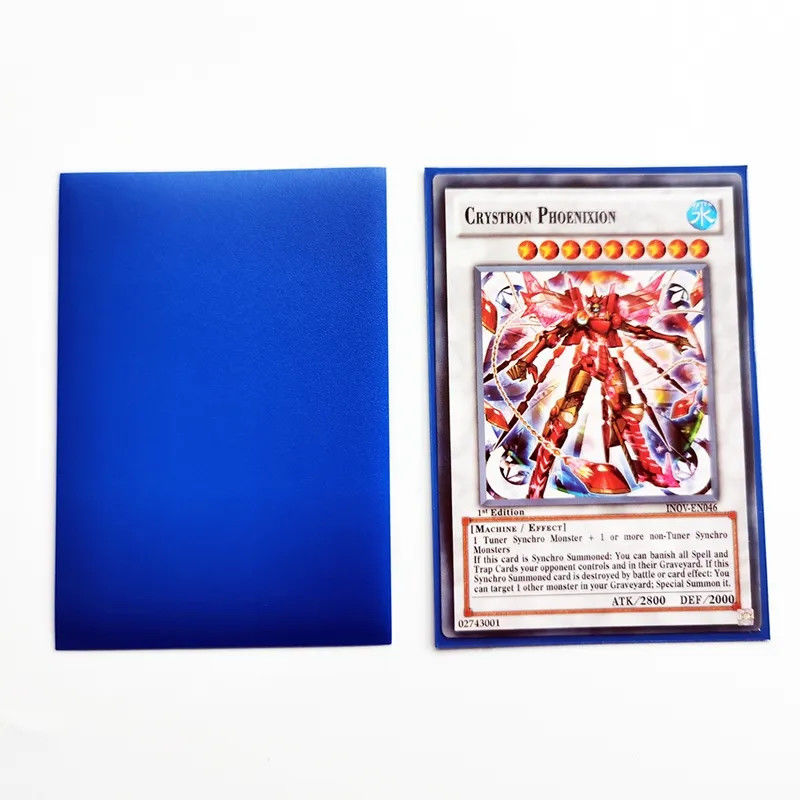 66x91 mm Premium PP Yu-Gi-Oh Handelskaarten Kleurrijke Kaartmouwen Duidelijke Matte Game Yugioh Kaarten Plasticmouwen