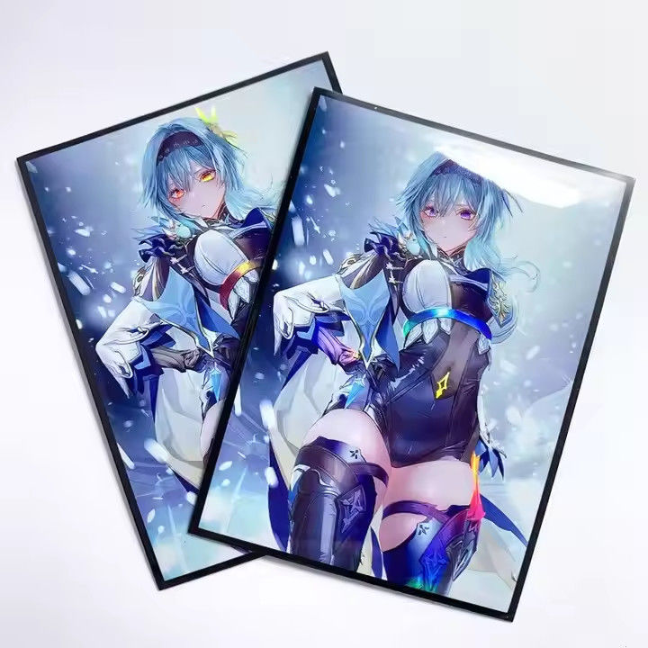 Op maat gemaakte drukkunst Yugioh MTG TCG Holo Hologram Anime Kaarten Trading Board Game Sleeves