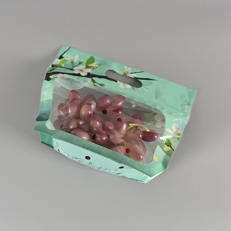 Op maat gemaakte, voedselveilige, heldere plastic verpakking voor verse producten, groenten en fruit, CPP, hersluitbare ziplock-zak