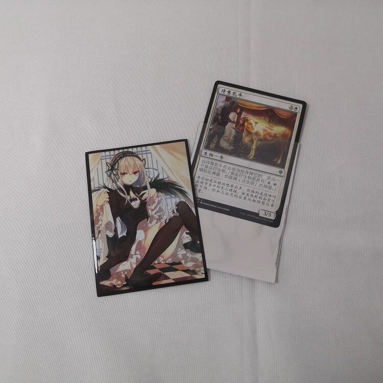 Privé op maat gedrukte anime kaarthoesjes Kaartspel Accessoire Aangepaste kunst kaarthoesjes